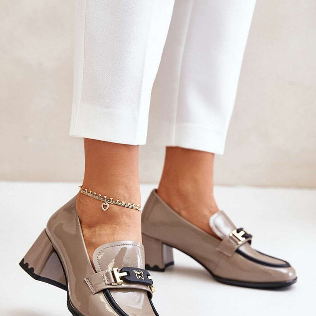Heeled low shoes model 201137 - Très Elite
