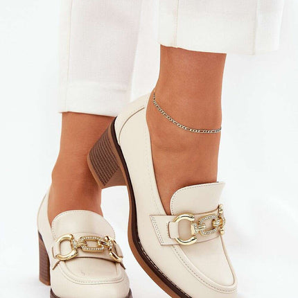 Heeled low shoes model 211123 - Très Elite