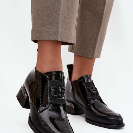 Heeled low shoes model 217478