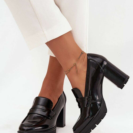 Heeled low shoes model 217690 - Très Elite