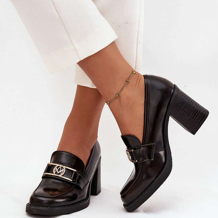Heeled low shoes model 217841 - Très Elite