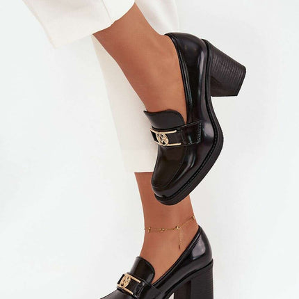 Heeled low shoes model 217842 - Très Elite