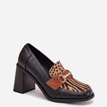 Heeled low shoes model 217843 - Très Elite