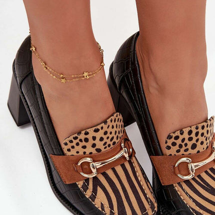 Heeled low shoes model 217843 - Très Elite