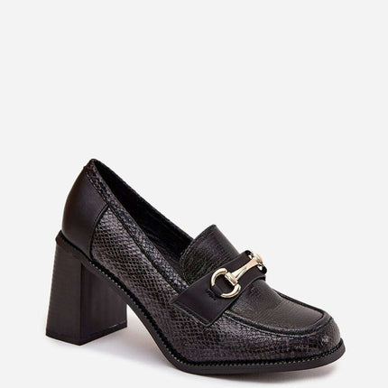 Heeled low shoes model 217846 - Très Elite