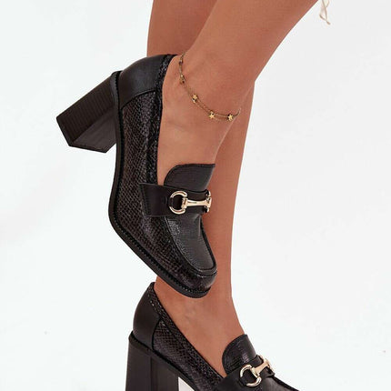 Heeled low shoes model 217846 - Très Elite