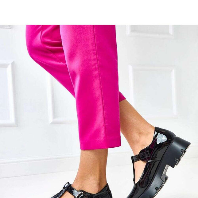 Heeled low shoes model 217959