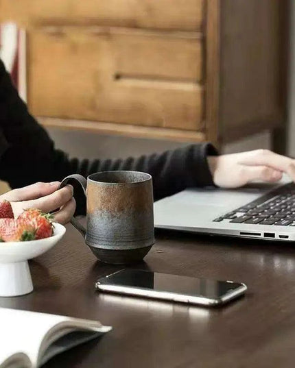 Elegant Japanese Stoneware Mug