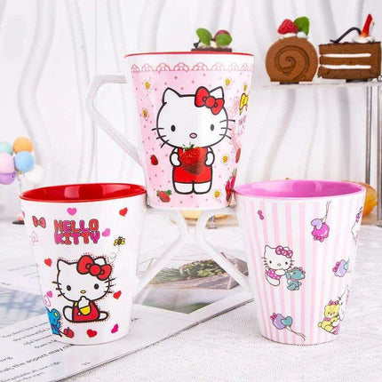 Hello Kitty & Friends Melamine Tumbler - Cute Anime Design - Kids' Drinkware - Très Elite
