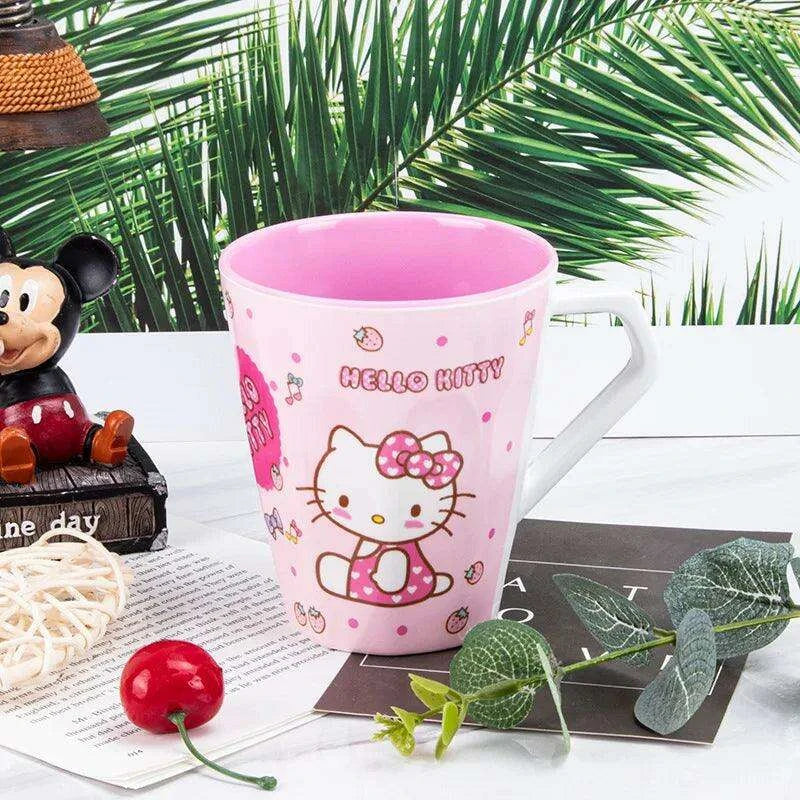 Hello Kitty & Friends Melamine Tumbler - Cute Anime Design - Kids' Drinkware - Très Elite