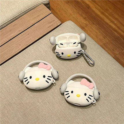 Hello Kitty Stylish Silicone Airpods Case: The Perfect Blend of Fun and Function for Trendy Women