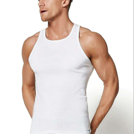 Henderson Men's Slim Fit Stretch Cotton Tank Top - Très Elite