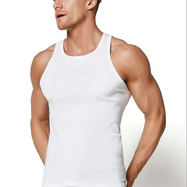 Henderson Men's Slim Fit Stretch Cotton Tank Top