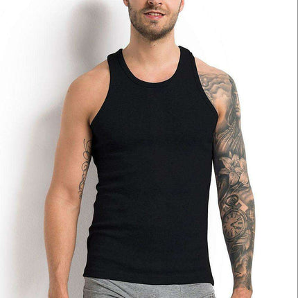 Henderson Men's Slim Fit Stretch Cotton Tank Top - Très Elite