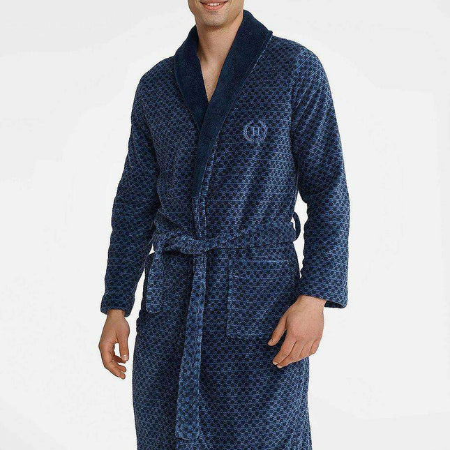 Henderson Men's Stylish Classic Bathrobe with Distinctive Design