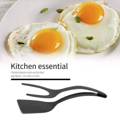 Versatile 2-In-1 Kitchen Spatula and Tongs for Hassle-Free Cooking