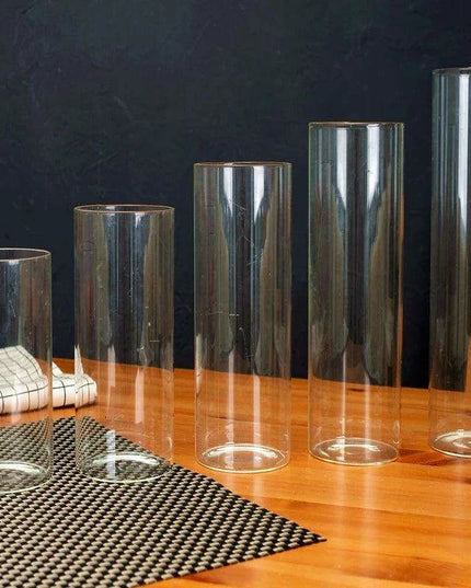Stylish Transparent Glass Cylinder Vases for Elegant Event Centerpieces