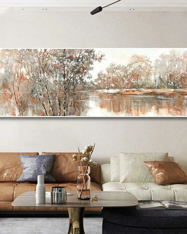 Elegant Grey Abstract Oil Painting for Modern Home Décor