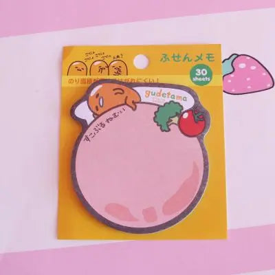 Egg Dog Cat Frog Sticky Note Stickers - Charming Scrapbooking and Diary Decor