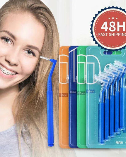 Pack Interdental Brushes for Adults - Flossing Tool for Dental Care and Orthodontics (0.6-1.0 mm)