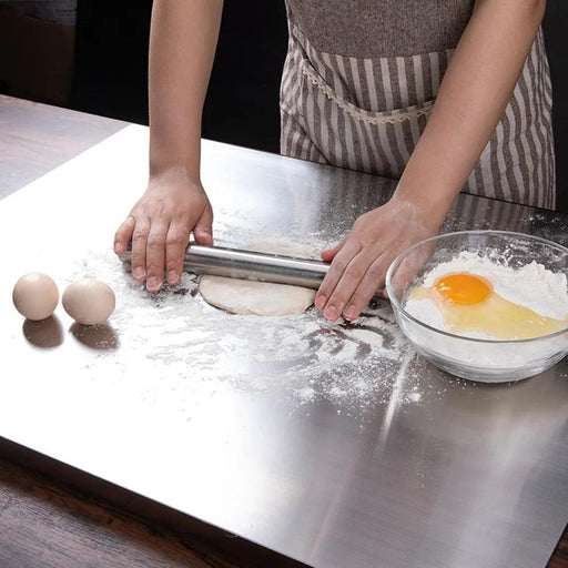 Professional Grade Stainless Steel Kneading and Baking Preparation Board