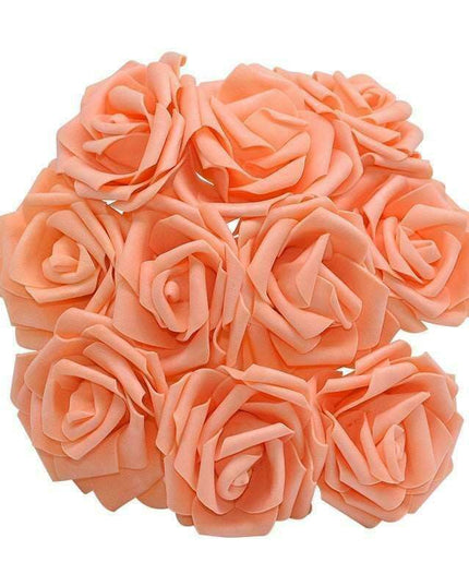Elegant Faux Rose Bouquet Set - Choose from 10/20/30 Pieces