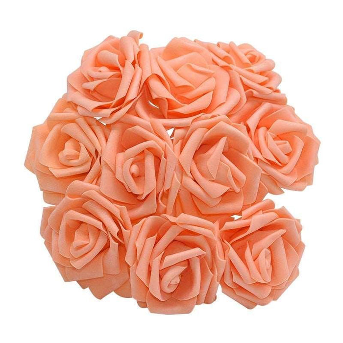 Elegant Faux Rose Bouquet Set - Choose from 10/20/30 Pieces