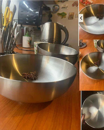 Premium Double-Walled Insulated Ramen Bowl in 900ml, 1100ml, and 1400ml Sizes for Hot Soups and Noodles