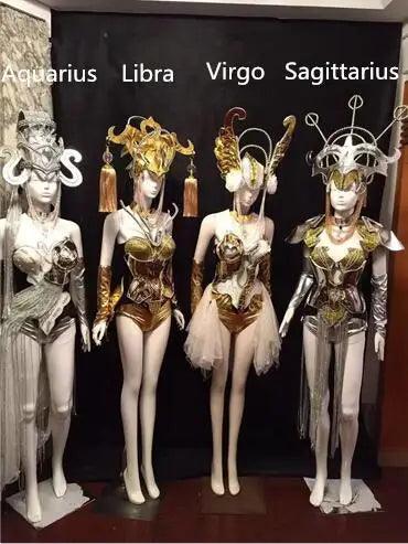Zodiac-Themed Women's Cosmic Battle Attire