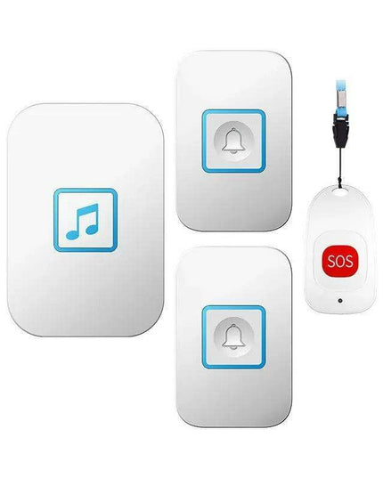 Advanced Wireless Doorbell System with Emergency Alert and Universal Plug Compatibility