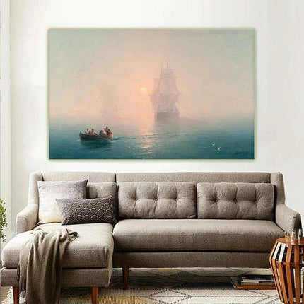Ocean Elegance: Nautical Warfare Coastal Art for Stylish Home Decor