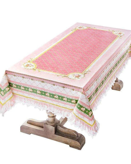 Luxurious Velvet Dining Table Cover - Timeless French Charm for Elegant Entertaining