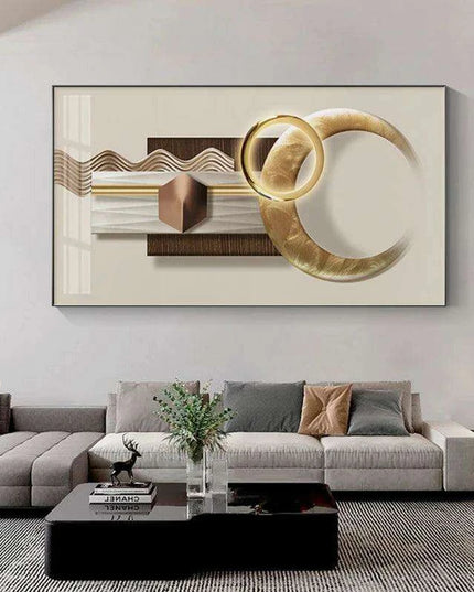 Nordic Gold: Exquisite Canvas Prints for Elegant Home Decoration