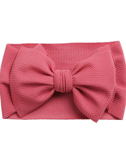 Chic Oversized Bow Turban Headband for Fashion-Forward Baby Girls