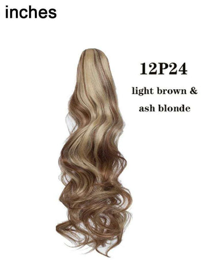 Effortless Glamour Long Wavy Clip-In Ponytail Extension for Instant Transformation