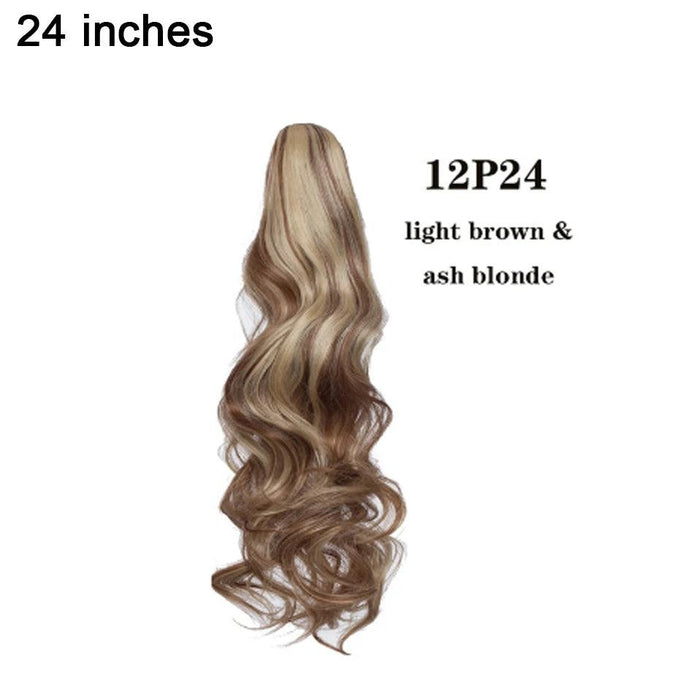 Effortless Glamour Long Wavy Clip-In Ponytail Extension for Instant Transformation