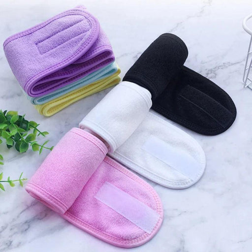 Versatile Adjustable Wide Hairband for Women - Ideal for Yoga, Spa, Makeup, and Skincare