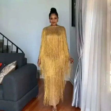 Glamorous Fringe Jazz Dance Ensemble - Perfect for Nightlife Performances