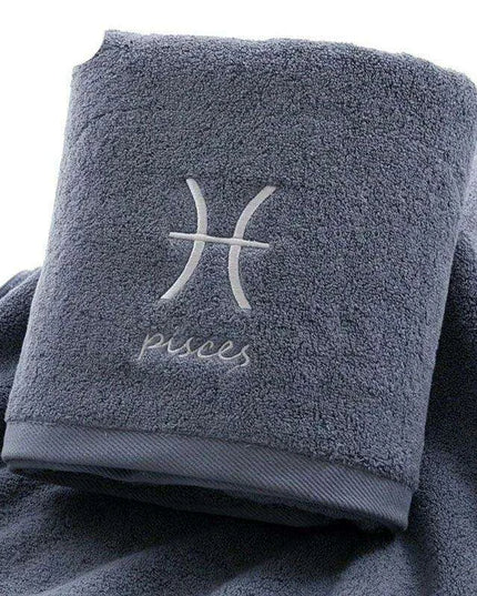 Celestial Zodiac Luxury Quick-Dry Cotton Towel Collection