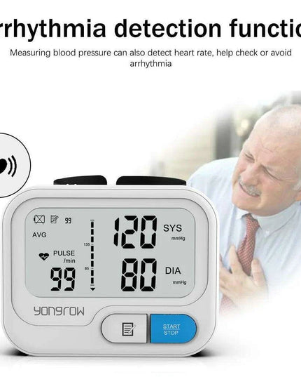 HealthMate Portable Blood Pressure & Heart Rate Monitoring Device - Your Go-To Health Assistant