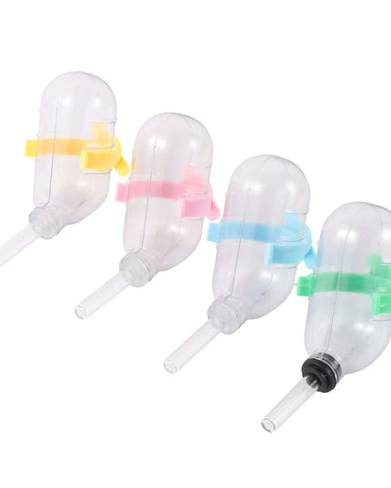 Colorful Hanging Water Dispenser for Small Pets - Leak-Proof Cage Accessory