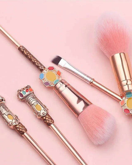 Infinity Gauntlet Beauty Brush Set - Marvel-Inspired Makeup Tools for Superhero Fans