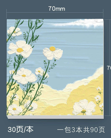 Serene Landscapes Sticky Note Pads for Effortless Organization