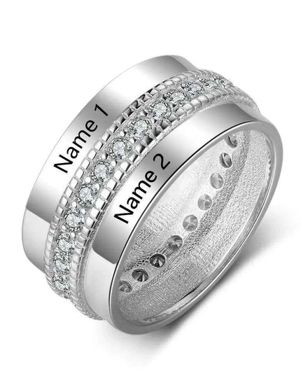 Personalized Engraved Love Rings for Women