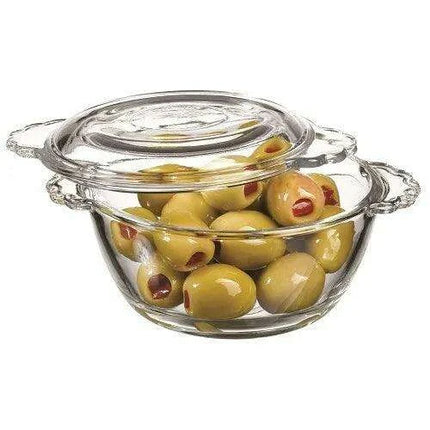 Chic Pasabahce Round Serving Bowls Set for Refined Dining and Entertaining