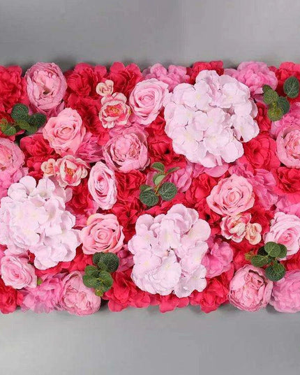 Elegant Floral Wall Art Handmade with Cotton, Silk, and Artificial Blooms