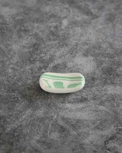 Elegant Square Ceramic Chopstick Holder - 1pc for Stylish Dining Experience