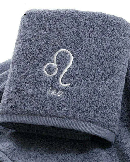 Celestial Zodiac Luxury Quick-Dry Cotton Towel Collection