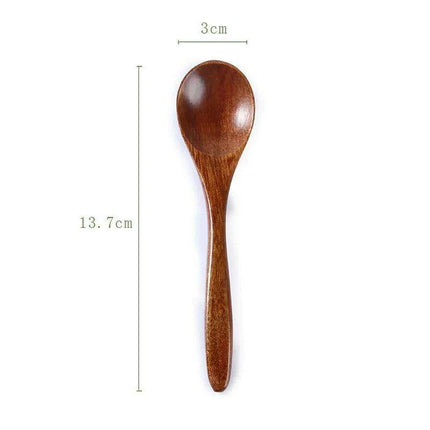 Eco-Friendly Bamboo Spoon for Kids - Perfect Kitchen Utensil for Soups, Rice, and Treats