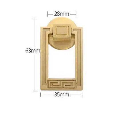 Vintage Brass Furniture Handles — Small Cabinet Knobs & Drawer Pulls in Bronze & Copper